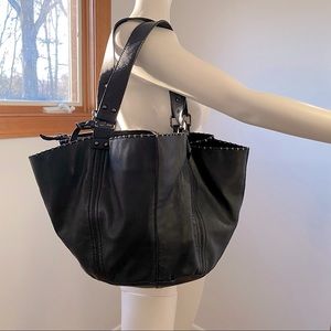 Large Bucket Bag Silver Hardware - Michael Nada